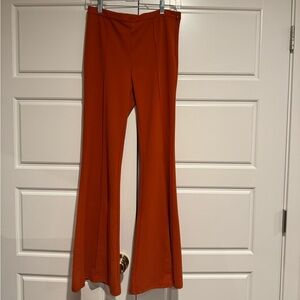 Forever 21 Burnt Orange Flare Pants